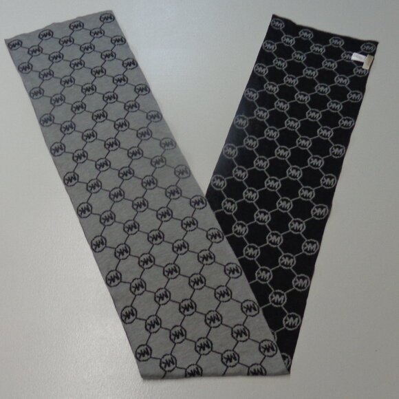 Michael Kors Black/Gray Scarf - Picture 5 of 10